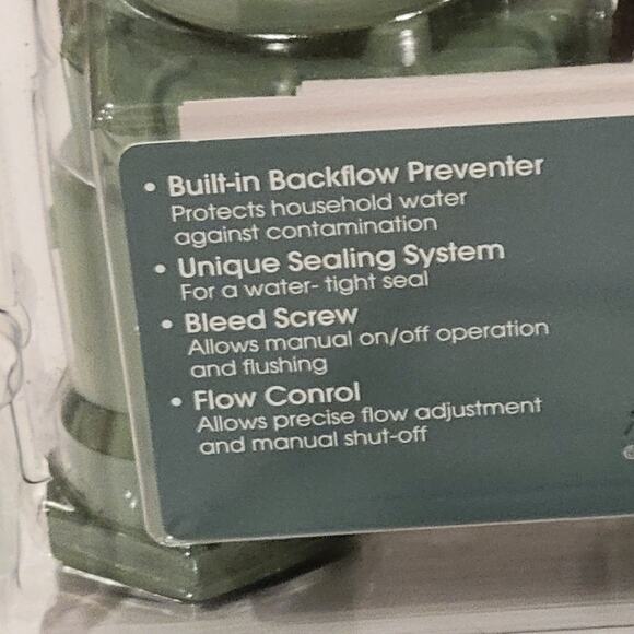 Lawn Genie RJ 3/4" Anti-Siphon Valve with Flow Control - 54000 New, sealed - Picture 11 of 14